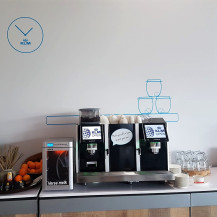 Flexcafé - Eversys Pro E4m Zelfbediening espresso machine inbouw - The International